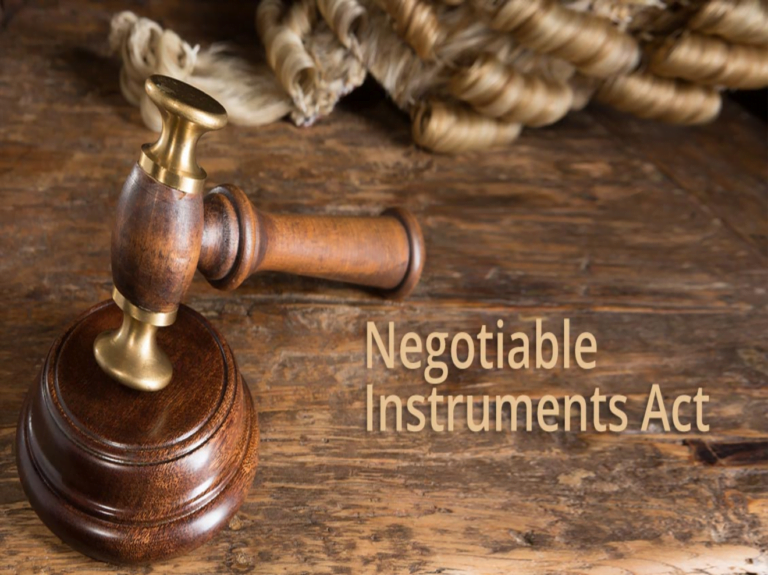 NEGOTIABLE INSTRUMENTS