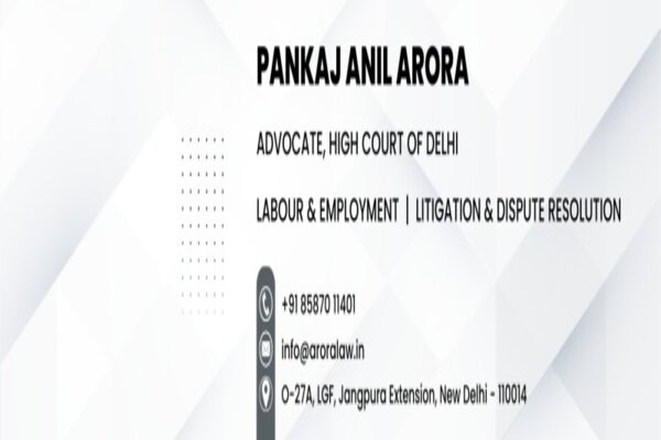 INTERNSHIP OPPORTUNITY AT LAW OFFICES OF PANKAJ ANIL ARORA