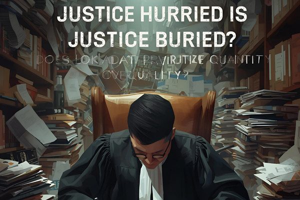 “JUSTICE HURRIED IS JUSTICE BURIED” DOES LOK ADALAT PRIORITIZE QUANTITY OVER QUALITY